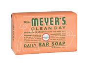 Mrs. Meyer s Bar Soap Geranium 5.3 oz Case of 12 Bar Soap