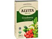 Alvita Tea Organic Cranberry Herbal 24 Tea Bags Herbal Tea