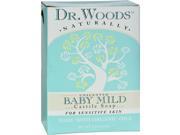 Dr. Woods Bar Soap Baby Mild Unscented 5.25 oz Baby Bath and Shampoo