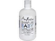 SheaMoisture Wash and Shampoo Extra Mild Baby Ultra Sensitive 13 oz Baby Bath and Shampoo