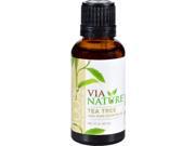 Via Nature Essential Oil - 100 Percent Pure - Tea Tree - Single - 1 Fl Oz Essential Oils