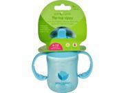 Green Sprouts Sippy Cup Flip Top Aqua 1 ct Bottles and Cups