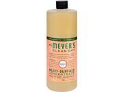 Mrs. Meyer s Multi Surface Concentrate Geranium 32 fl oz Case of 6 Household Cleaners