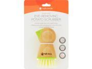 Full Circle Home Tater Mate Potato Brush with Eye Remover Scrubbers and Sponges