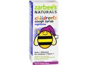 Zarbees All Natural Childrens Nightime Cough Syrup Grape 4 oz Childrens Health