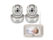 VTech VM343 2 Safe and Sound Video Baby Monitor with 2 Cameras