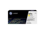 Hewlett Packard CE342A 651A CE342A Yellow Original LaserJet Toner Cartridge