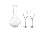 UPC 657379298462 product image for Luigi Bormioli Supremo Decanter 0.75 L with 2 Champagne Glasses Decanter with Ch | upcitemdb.com