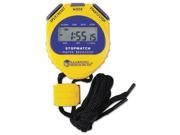Big Digit Stopwatch Waterproof 1 100 Second Alarm Yellow