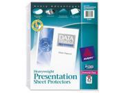 Sheet Protector Hvyweight 11 x8 1 2 25 BX Clear
