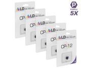 LD © Compatible Sharp CP 12 Set of 5 Purple Ink Roller Cartridges