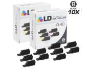 LD © Compatible Casio IR 40 CP 16 Set of 10 Black Ink Roller Cartridges