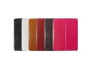 Solid Color Luxury Dual-Gear Smart Genuine Leather Full Body Case with Stand for iPad 2/3/4 (Assorted Colors) , Red