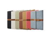 Matt Color Smart PU Leather Full Body Case with Stand and Buckle for iPad 2/3/4 (Assorted Colors) , Blue