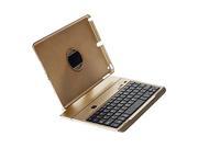 Bluetooth V3.0 64-Key Keyboard / Detachable Rotatable Aluminum Alloy Stand for iPad air (Assorted Color) , Silver