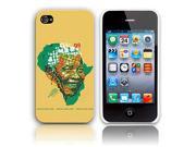 Remembering the Respectable Freedom Fighter Nelson Mandela Design Hard Case for iPhone 4/4S