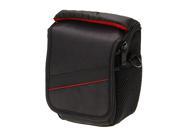 Mini New F029S-RD One-shoulder Camera Bag (Black+Red)