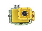 HD1080P-F28 Mini Action Camcorder (Yellow+Black)