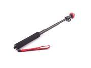 New Retractable Handheld Pole Monopod with Red Plastic Mount for GoPro Hero 2 3 3+ , Red