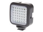 4W 6500K 36-LED Video Light for Camcorder with 750mAh Rechargeable Li-ion Battery Pack