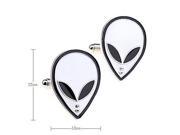 Alien Pattern Men's Cufflinks