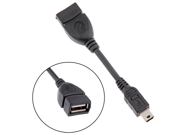 Mini USB OTG Host Cable for Tablets PC - Black