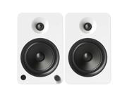 Kanto YU6 Powered Speakers with Bluetooth and Phono Preamp Gloss White