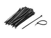 NavePoint 10 Inch Nylon UV Resistant Cable Wire Zip Tie 120 lbs Black 1000 Pack Lot Pcs Qty