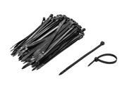 NavePoint 8 Inch Nylon UV Resistant Cable Wire Zip Tie 120 lbs Black 1000 Pack Lot Pcs Qty