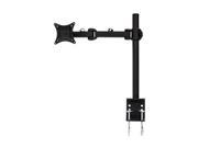 NavePoint Adjustable Single Arm LCD Monitor Stand Desk Mount C Clamp For 1 Screen Up To 27 Inches