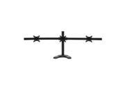 NavePoint Triple LCD Curved Monitor Mount Stand Free Standing With Adjustable Tilt Holds 3 Monitors Up To 24 Inches Black