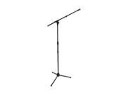 NavePoint Microphone Stand Studio Height Adjustable Base Folding Boom Arm Tripod Black