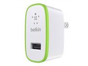 BELKIN F8J052tt04 WHT White Home Charger w Lightning sync charge cable 4ft