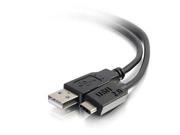 C2G 10ft USB 2.0 USB C to USB A Cable M M Black
