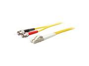 AddOncomputer.com 10m Single Mode fiber SMF Duplex ST LC OS1 Yellow Patch Cable