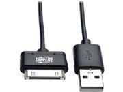 Tripp Lite M110 10N BK Black USB Sync Charge Cable with Apple 30 Pin Dock Connector