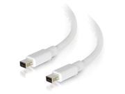 C2G 3ft Mini DisplayPort Cable M M White