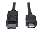 Tripp Lite DisplayPort to HD Adapter Cable M M DP to HDMI 1080p 20 ft. 20 P582 020