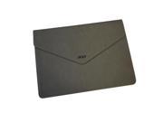 New Acer Laptop Grey Leather Envelope Carrying Bag NC.23811.00E