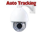 GW PTZ Pan–Tilt–Zoom Camera with Auto Motion Tracking Function 700 TVL 960H Sony CCD 27x Zoom Day Night 490 feet IR Distance CCTV Surveillance Security Cam