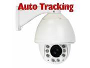 GW Pan Tilt Zoom PTZ Camera Auto Tracking Feature 700 TVL 27X Optical Zoom 360º Pan Rotation Weather Proof Outdoor Indoor Use Day Night CCTV Surveillance
