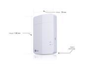 LG Pocket Photo 3 PD251 White Portable Mobile Mini Bluetooth Printer 30 Zink Paper Sheets Charger Cable for Apple iOS Google Android