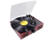 PYLE PVNT7U Classic Vintage Retro Style Turntable with Vinyl to MP3 Recording