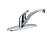 AQUA PLUMB 1558010 Premium Chrome Plated Single Handle Kitchen Faucet