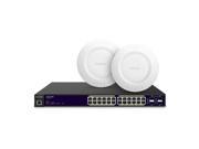 24port Gb L2 PoE Switch with 2 EAP600 s