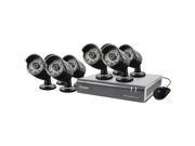 SWANN SWDVK 844008 US 8 Channel 720p DVR with 8 720p PRO A850 Bullet Cameras