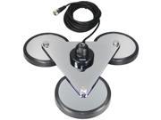 TRAM 2692 5 Tri Magnet CB Antenna Mount with Rubber Boots 18ft RG58A U Coaxial Cable