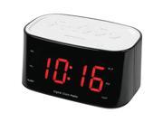 SYLVANIA SCR3128 WHITE 1.2 Dual Alarm Clock Radio White