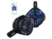 PYLE PRO PLMRWB85LEB Hydra Series 2 Way Wakeboard Speakers with Programmable LED Lights 8