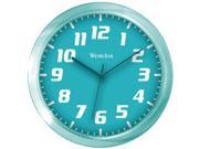 WESTCLOX 32004T 7.75 Translucent Wall Clock Teal